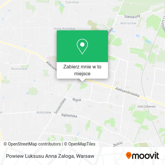 Mapa Powiew Luksusu Anna Załoga