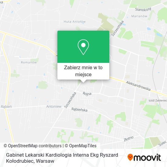 Mapa Gabinet Lekarski Kardiologia Interna Ekg Ryszard Kołodrubiec