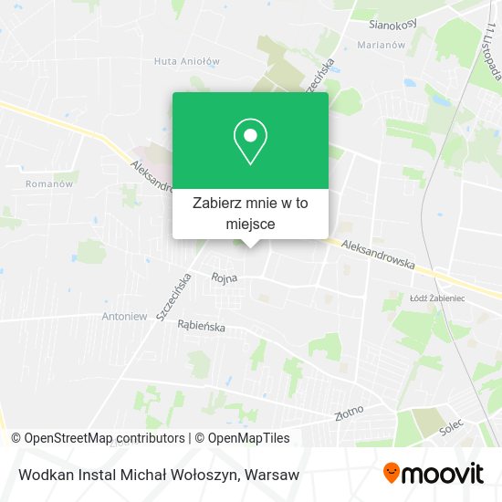 Mapa Wodkan Instal Michał Wołoszyn