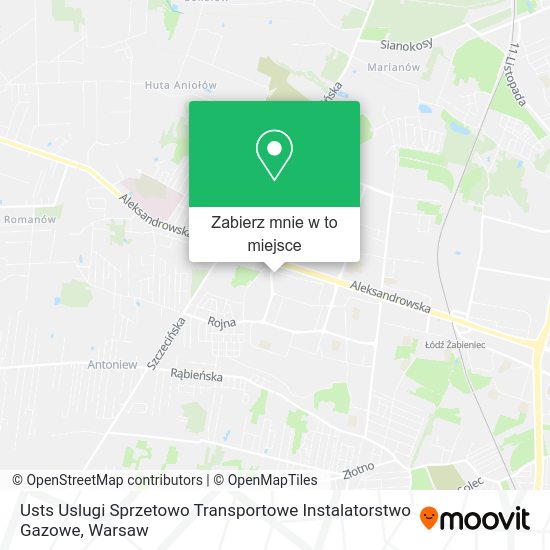 Mapa Usts Uslugi Sprzetowo Transportowe Instalatorstwo Gazowe