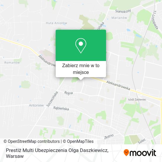 Mapa Prestiż Multi Ubezpieczenia Olga Daszkiewicz