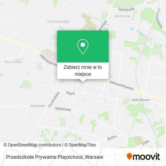 Mapa Przedszkole Prywatne Playschool