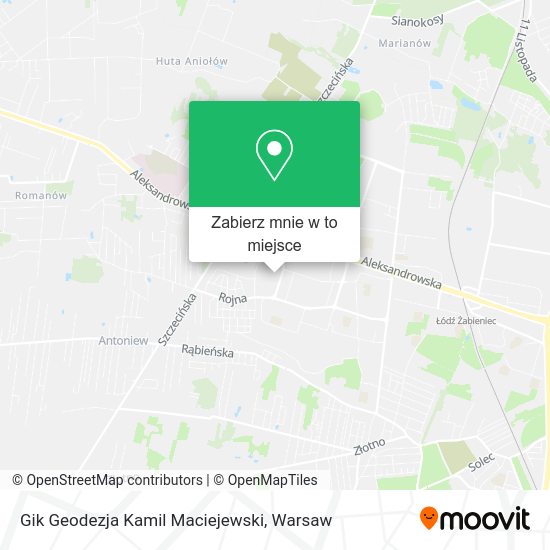 Mapa Gik Geodezja Kamil Maciejewski