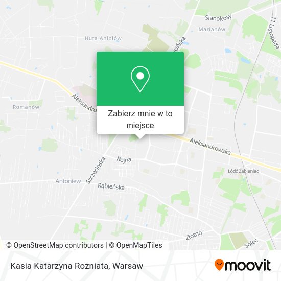 Mapa Kasia Katarzyna Rożniata