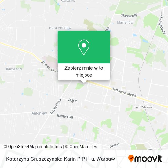 Mapa Katarzyna Gruszczyńska Karin P P H u