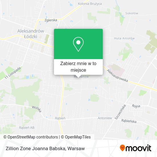 Mapa Zillion Zone Joanna Babska