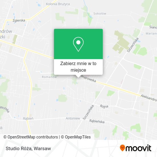 Mapa Studio Róża