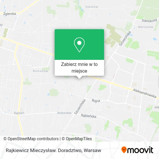 Mapa Rajkiewicz Mieczysław. Doradztwo