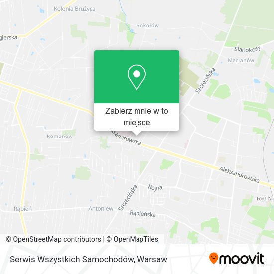 Mapa Serwis Wszystkich Samochodów