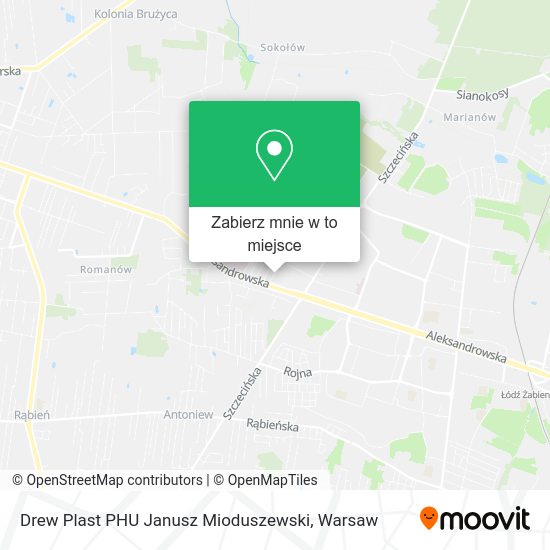 Mapa Drew Plast PHU Janusz Mioduszewski