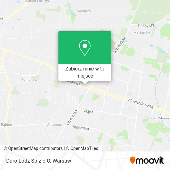 Mapa Daro Lodz Sp z o O