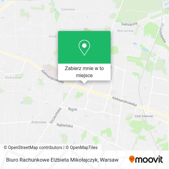 Mapa Biuro Rachunkowe Elżbieta Mikołajczyk