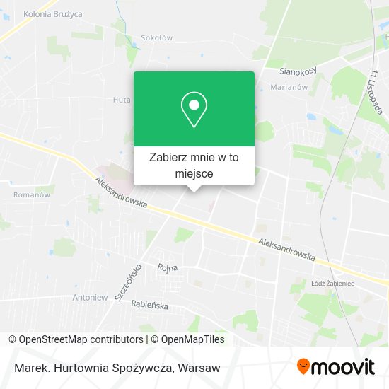 Mapa Marek. Hurtownia Spożywcza