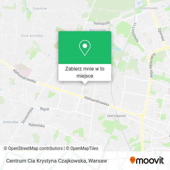 Mapa Centrum Cia Krystyna Czajkowska