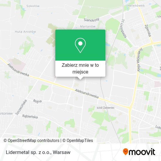 Mapa Lidermetal sp. z o.o.