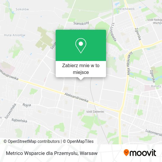 Mapa Metrico Wsparcie dla Przemysłu