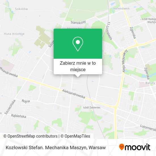 Mapa Kozłowski Stefan. Mechanika Maszyn