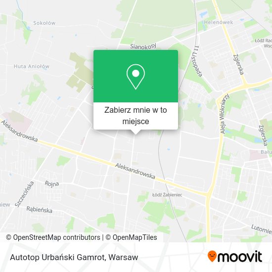 Mapa Autotop Urbański Gamrot