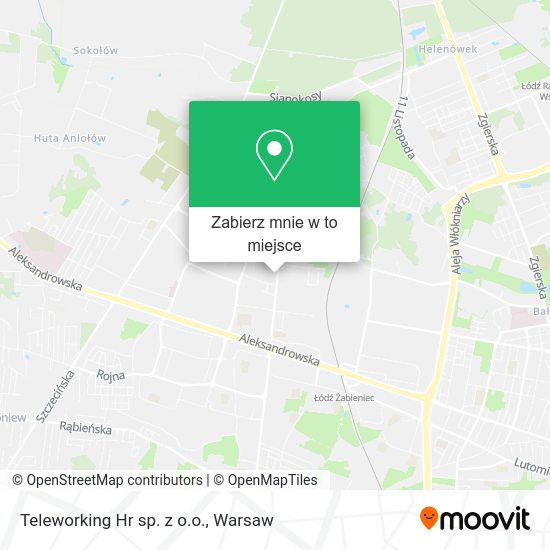 Mapa Teleworking Hr sp. z o.o.