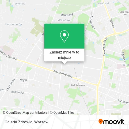 Mapa Galeria Zdrowia