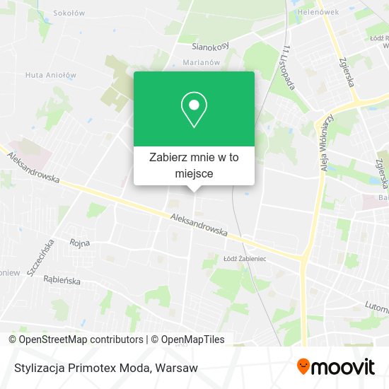 Mapa Stylizacja Primotex Moda