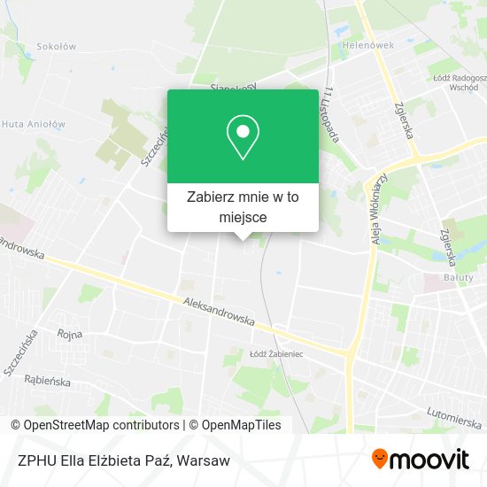 Mapa ZPHU Ella Elżbieta Paź