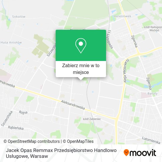 Mapa Jacek Opas Remmax Przedsiębiorstwo Handlowo Usługowe