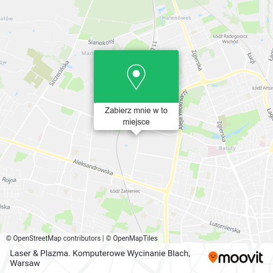 Mapa Laser & Plazma. Komputerowe Wycinanie Blach