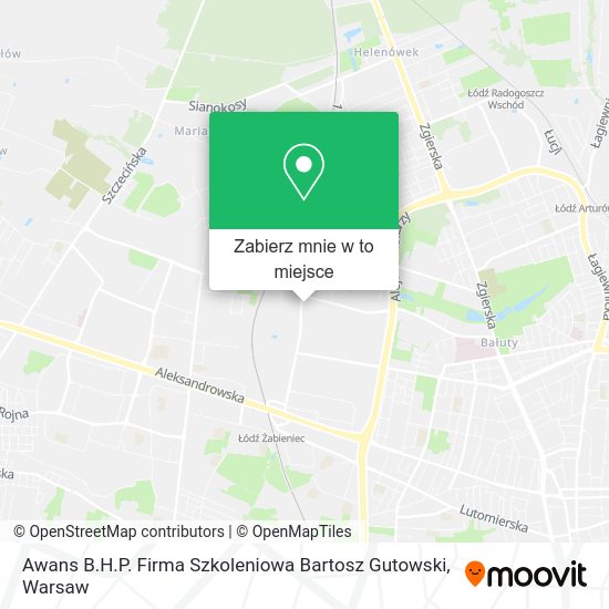 Mapa Awans B.H.P. Firma Szkoleniowa Bartosz Gutowski