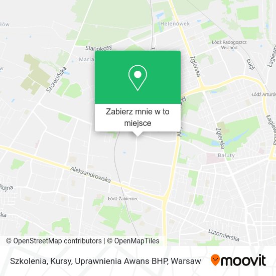 Mapa Szkolenia, Kursy, Uprawnienia Awans BHP