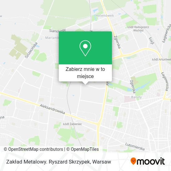 Mapa Zakład Metalowy. Ryszard Skrzypek