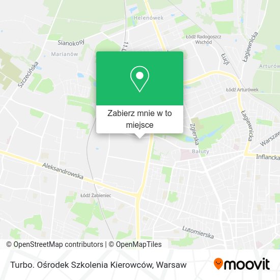 Mapa Turbo. Ośrodek Szkolenia Kierowców