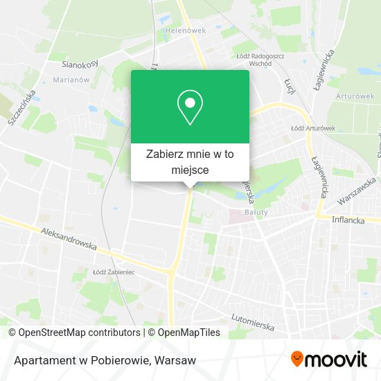 Mapa Apartament w Pobierowie