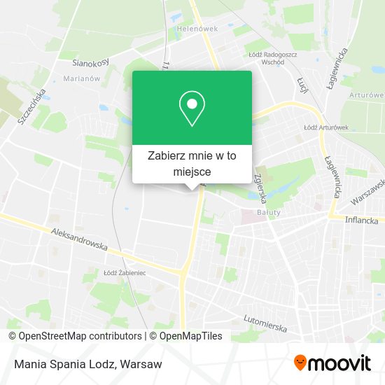 Mapa Mania Spania Lodz