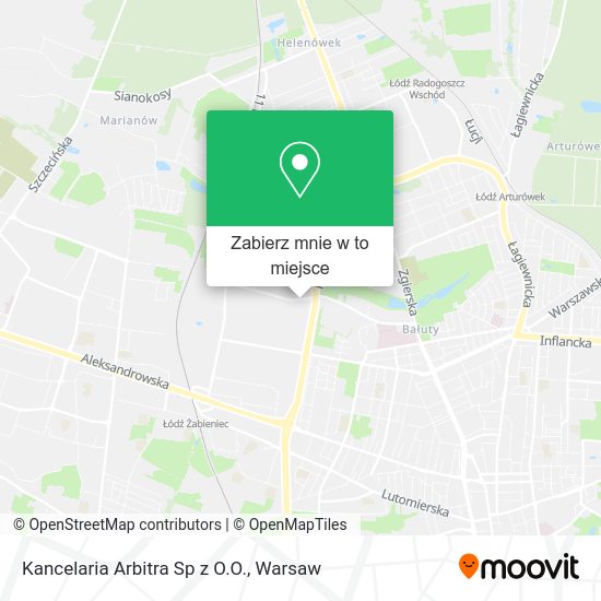 Mapa Kancelaria Arbitra Sp z O.O.
