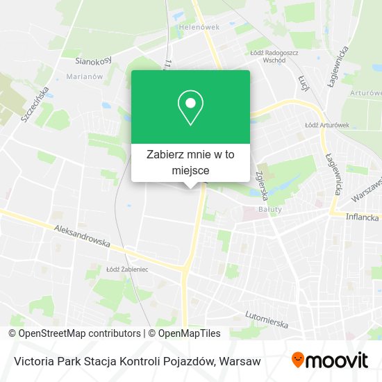 Mapa Victoria Park Stacja Kontroli Pojazdów