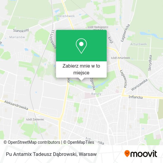 Mapa Pu Antamix Tadeusz Dąbrowski