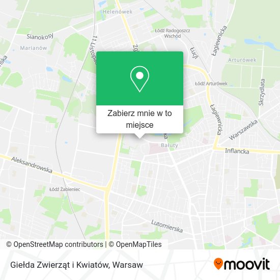 Mapa Giełda Zwierząt i Kwiatów