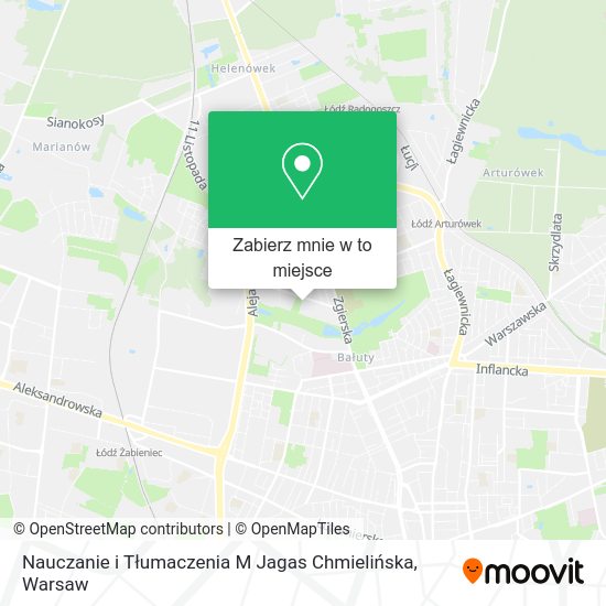 Mapa Nauczanie i Tłumaczenia M Jagas Chmielińska