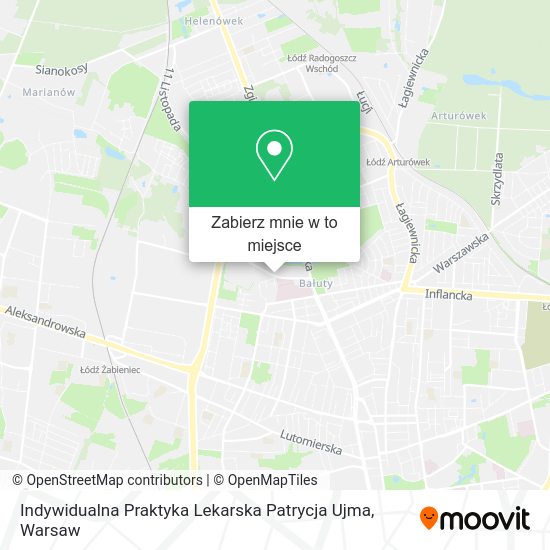 Mapa Indywidualna Praktyka Lekarska Patrycja Ujma