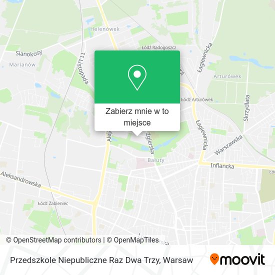 Mapa Przedszkole Niepubliczne Raz Dwa Trzy