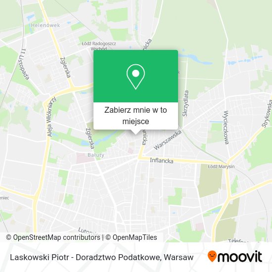 Mapa Laskowski Piotr - Doradztwo Podatkowe