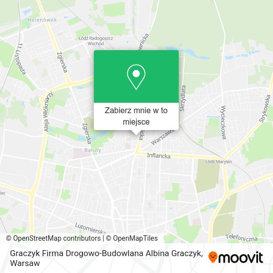 Mapa Graczyk Firma Drogowo-Budowlana Albina Graczyk