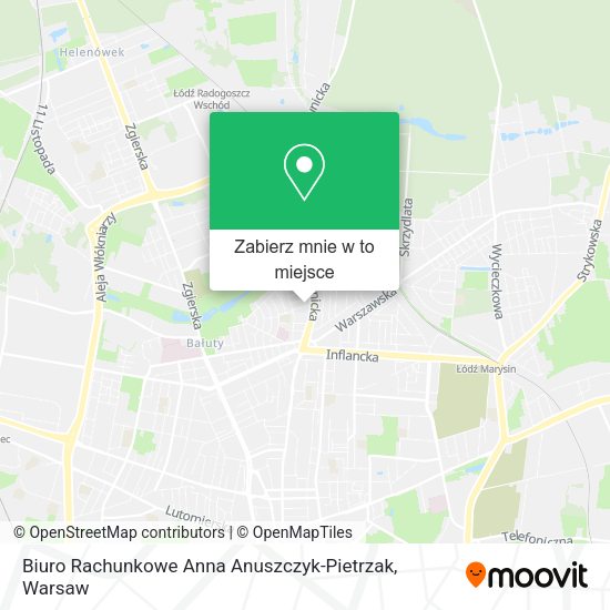 Mapa Biuro Rachunkowe Anna Anuszczyk-Pietrzak