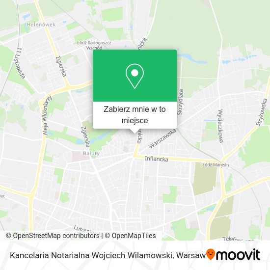 Mapa Kancelaria Notarialna Wojciech Wilamowski