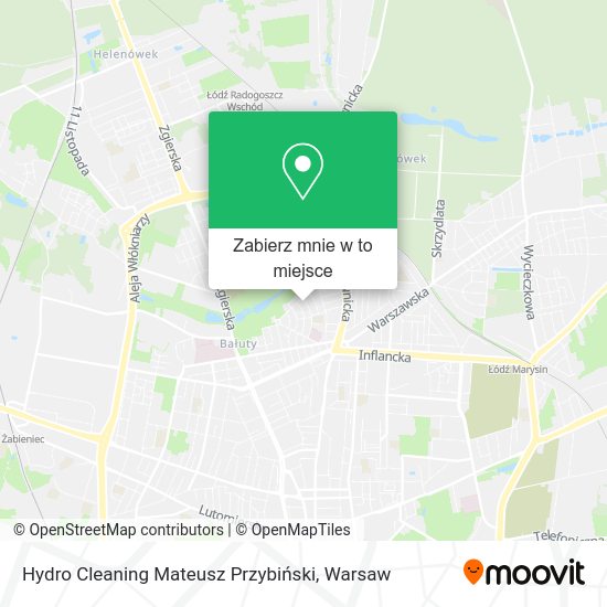 Mapa Hydro Cleaning Mateusz Przybiński