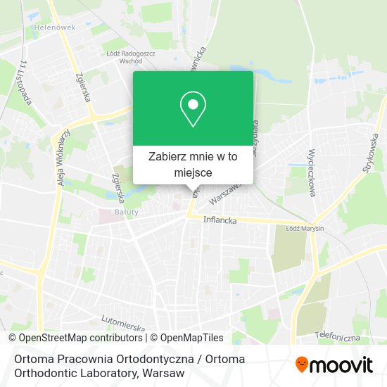 Mapa Ortoma Pracownia Ortodontyczna / Ortoma Orthodontic Laboratory