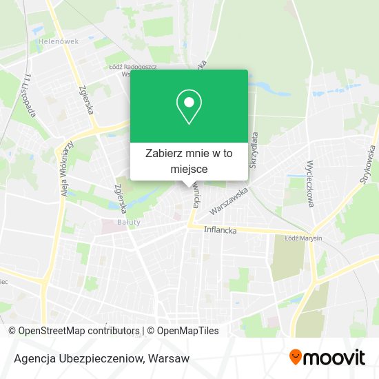 Mapa Agencja Ubezpieczeniow