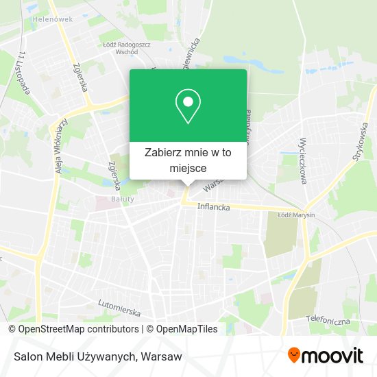 Mapa Salon Mebli Używanych