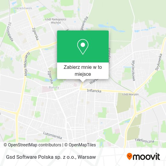 Mapa Gsd Software Polska sp. z o.o.